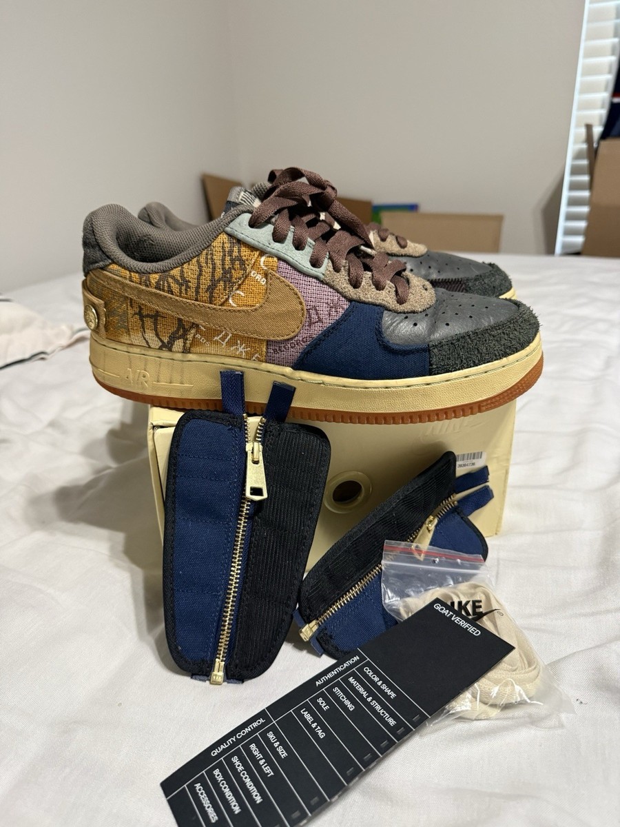 Nike Air Force 1 Travis Scott Cactus Jack size 9 193154434309| eBay