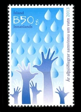 Iceland: 2013 International Year for Water Cooperation (1292) MNH