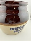 Vintage Durgin Park Boston MA Stoneware Sugar Bowl Crock w Lid Brown Drip — photo 9