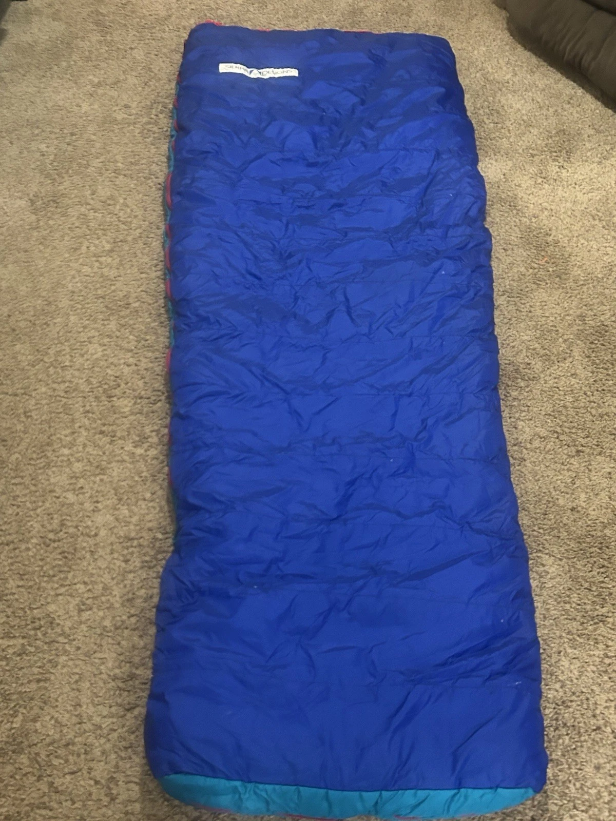 Sierra Designs Adult Sleeping Bag 10w/30 30x82 51 Ounces with Bag. Adj. Straps