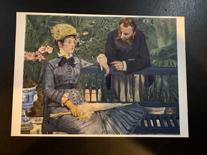 Postcard - In the Conservatory - Berlin Museum Dahlem Germany - 6 x 4  READ