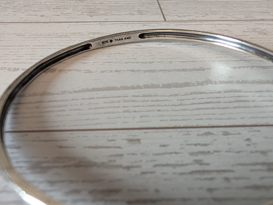 PULSERA BRAZALETE SILPADA B3012 ESTERLINA 925 BIS PÁTINA LATÓN MARTILLADO (T110) Foto 3 de 4