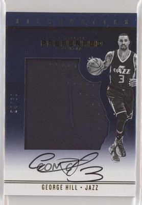 2016-17 Panini Preferred Silhouettes 24/60 George Hill #96 Auto 2ct
