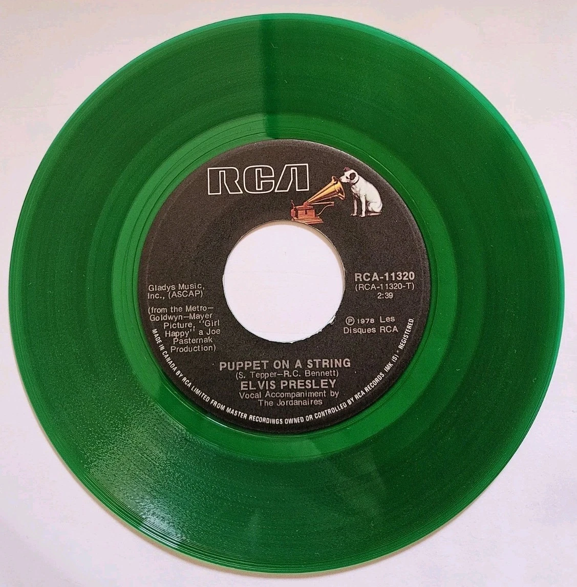 Elvis Presley - Puppet On A String / Teddy Bear - Limited Single - 1978 - RCA