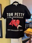 TOM PETTY AND THE HEARTBREAKERS 40th Anniversary Tour Concert T Shirt size S