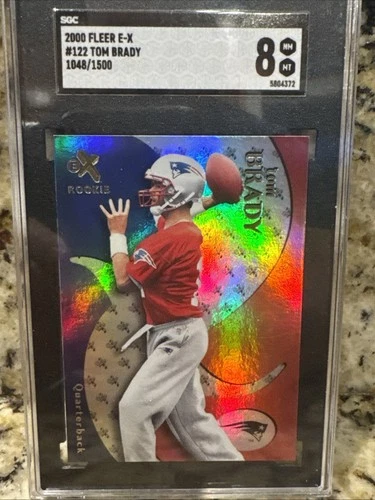 2000 EX - Tom Brady #122 /1500 (RC)