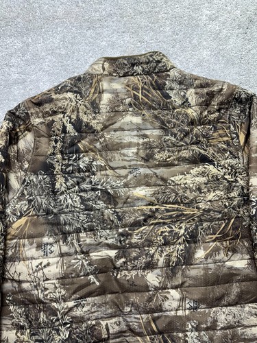 RealTree Full Zip Coat Men's XL Camo Quilted Lined Pockets Hunting Outdoors Camp - Picture 9 of 12