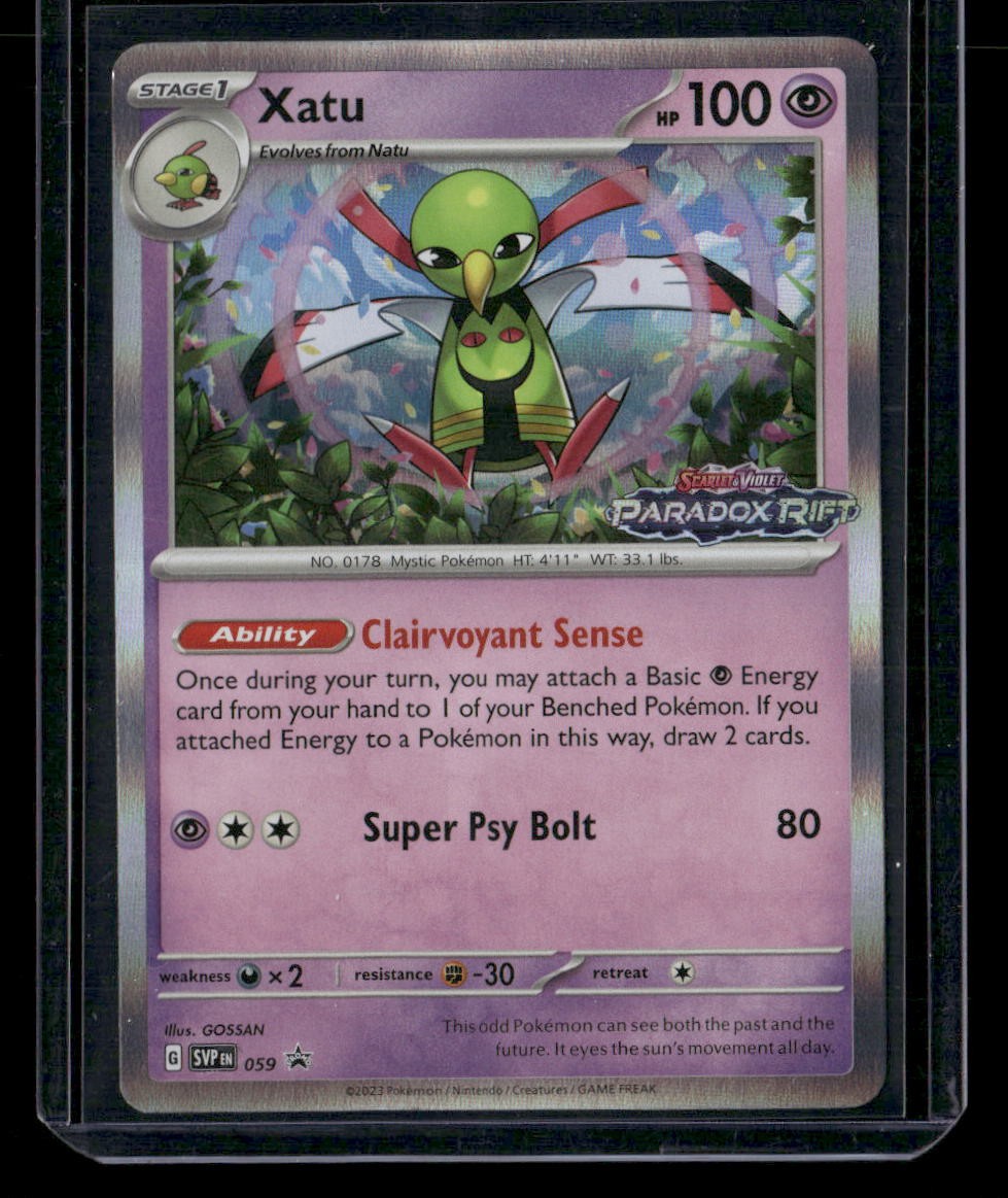 Pokemon SV: Scarlet & Violet Promo Cards #059 Xatu - LP