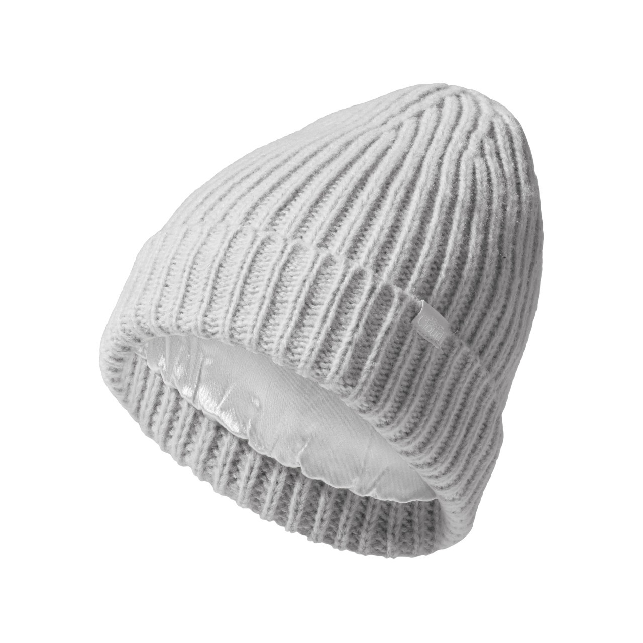 Silver Cloud Silver Ion Infused Satin Lined Beanie - Grey