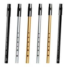 C/D Key Irish Whistle Flute 6 Holes Rich Tone Aluminum Tin Whistle Easy-to-learn