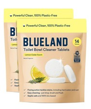 Toilet Bowl Cleaner Tablets, 2-Pack, 28 Count, Lemon Cedar, Plastic-Free, No ...