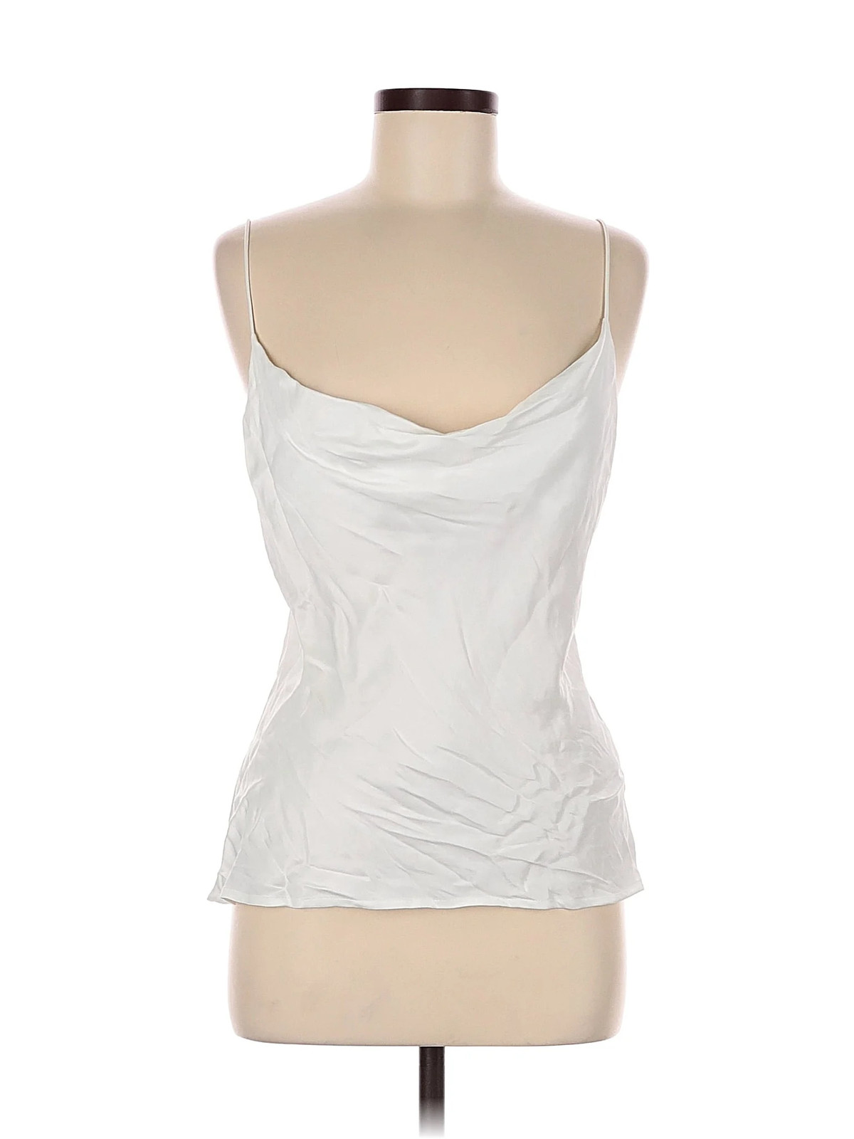 Zara Women Silver Sleeveless Top S