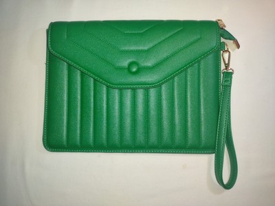 Brand New Emerald Green Clutch Purse USA