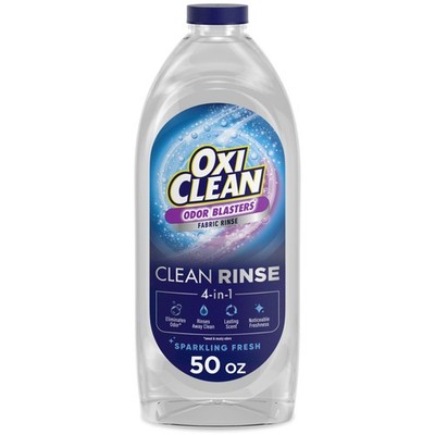 OxiClean Odor Blasters Fabric Rinse, 4-in-1 Clean Rinse 50 Fl Oz (Pack of 1) 