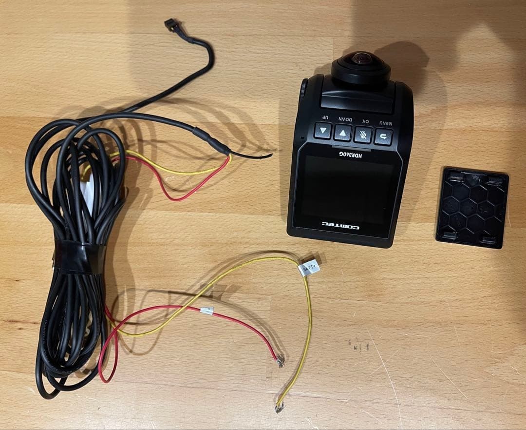 Comtec HDR 360G Dash Cam 360 Camera Safe Driving Aid | eBay