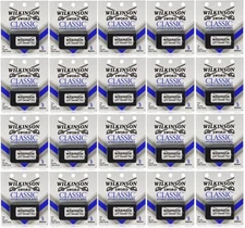 100 Wilkinson Sword CLASSIC Double Edge Razor Blades - 20 packs of 5 =100