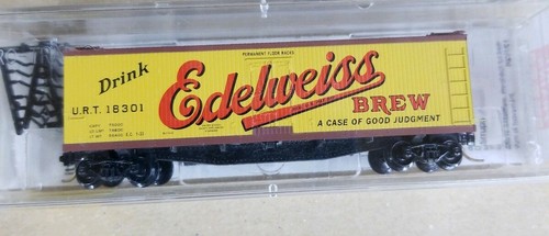 Micro trenes escala N #49430 40' madera referencia. Edelweiss Brew. U.R.T. | Zustand: New