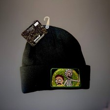 NWT Bioworld Rick and Morty Black Beanie