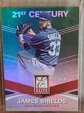 2015 James Shields /199 Panini Elite 21st Century Green Foil Refractor 