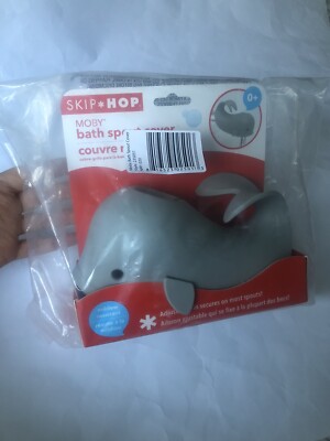 Skip Hop Moby Bath Spout Cover Whale Grey New