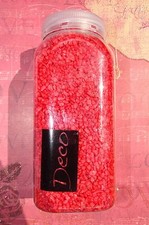 1,2 kg*Deko-Granulat"rot"2-3mm*Streudeko*Farbgranulat*farbig.Sand*Dekosteine