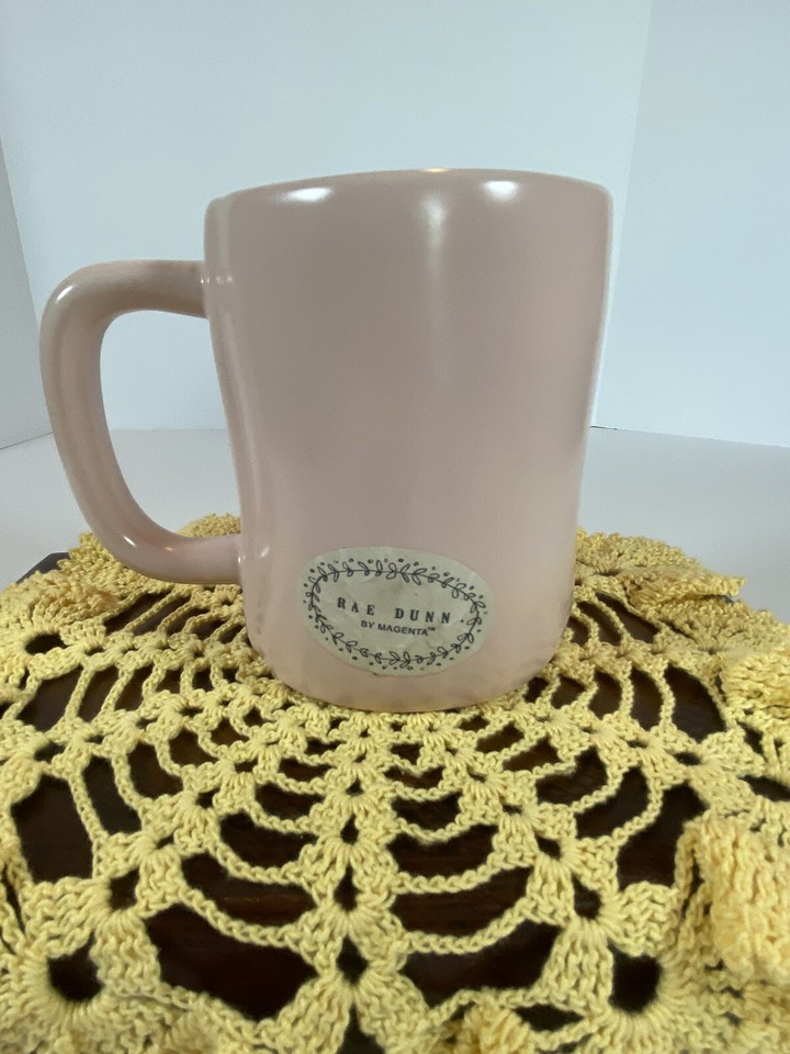NEW Rae Dunn Coffee Mug Bride To Be Pink Artisan Collection GREAT GIFT