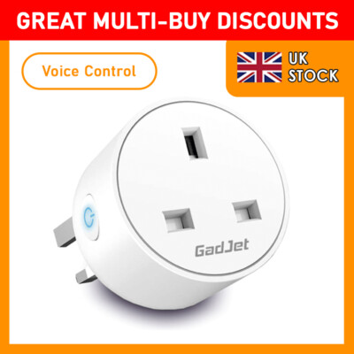 WIFI Plug Smart Life iOS Android Google Assist Amazon Alexa Voice Control  Gift UK