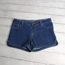 Cat  Jack Girl's Blue Jean Shorts Youth Size L 10-12 Adjustable Waist