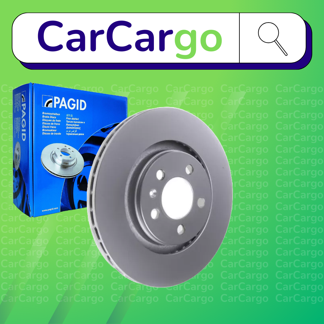 Pagid Vented Front Brake Discs Pair For Skoda Octavia 1.8 1996-2000 280 mm
