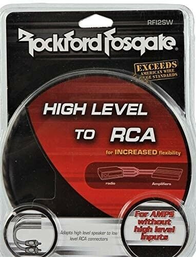Low price RFI2SW ROCKFORD FOSGATE SPEAKER WIRE CONNECTORS NEW TO RCA Lowest price challenge MALE