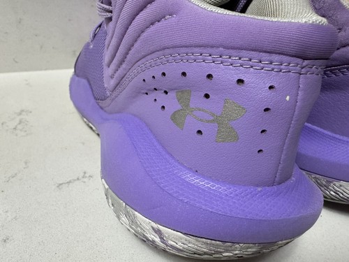 UNDER ARMOUR - Jet 3024794-501 Lilac Purple Basketball Shoes Youth Sz 6 - Picture 8 of 10