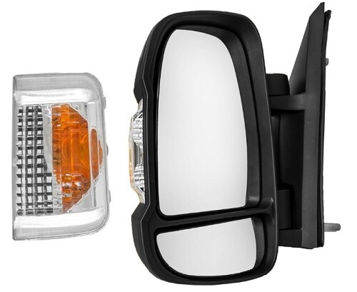 Left Exterior Mirror Citroen Jumper 2014- Short With The Yellow Turn Signal