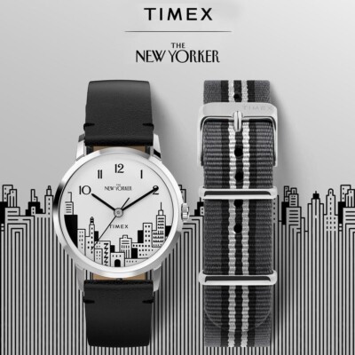 Timex x The New Yorker Marlin Hand-Wound 34mm Limited Edition