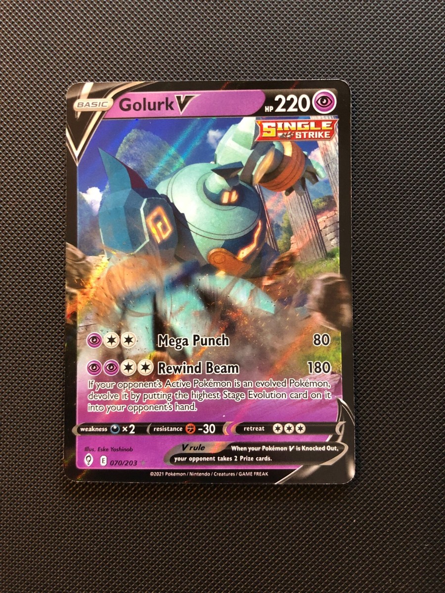 Golurk V 070/203 Evolving Skies Pokemon NM Fast Shipping | eBay