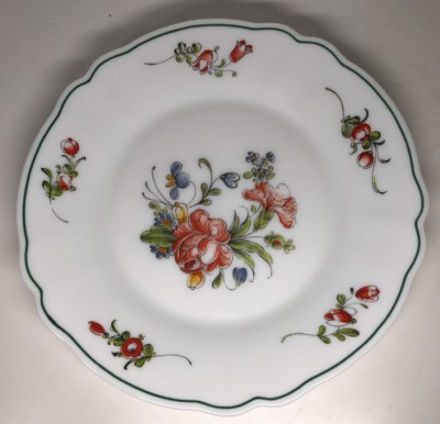 Lot2 Of 5 Small Plates Arcopal Vintage France D 19.5 Cm Floral Decor - Sold