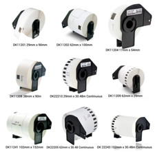 LABELS ROLL FITS BROTHER QL500 QL560 QL570 QL580 QL700 QL720NW QL710W QL1050