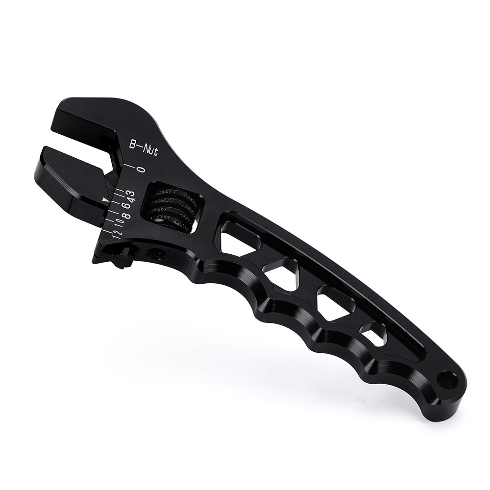 Adjustable Black Aluminum AN Wrench For Hose Fittings - Fits Sizes 3AN To 16AN 3 thumbnail image