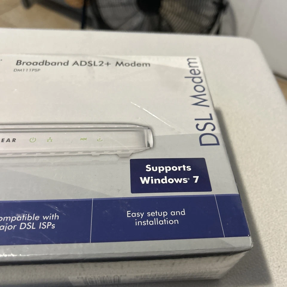 Netgear Broadband ADSL2+ Modem - DM111PSP with Power Supply In Box - Image 4 of 4