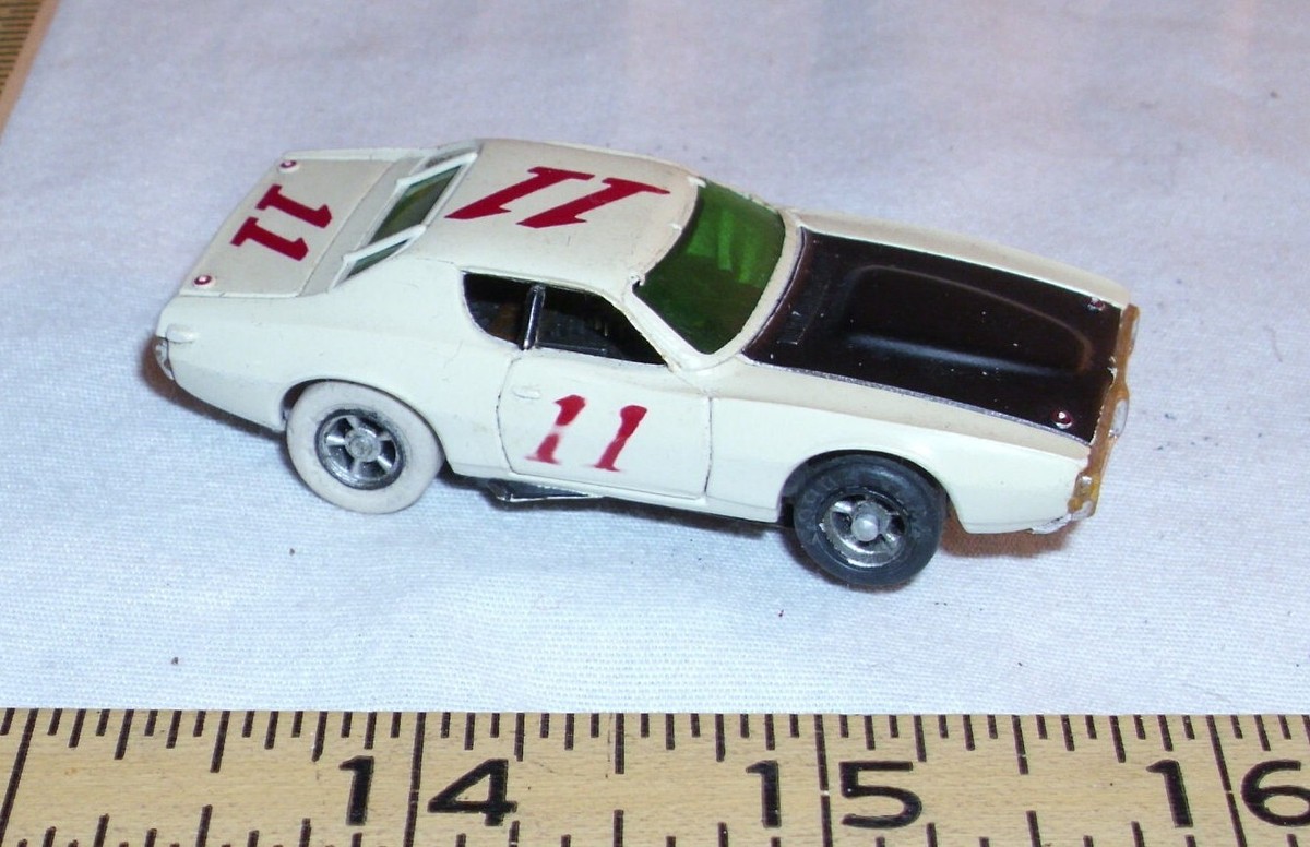AURORA AFX DODGE CHARGER #11 HO SLOT CAR 1970s IN WHITE & BLACK | eBay