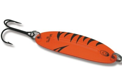 Williams Wabler Fishing Lure - Large - Fluorescent Orange - W60OR - 3-1/4'' long