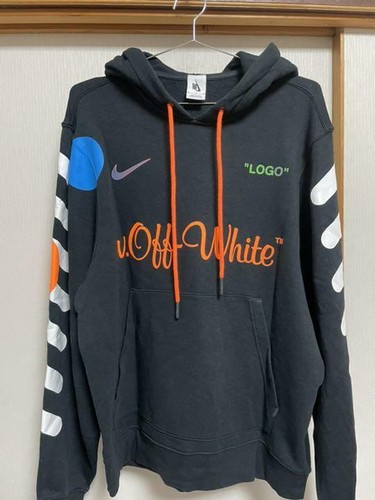 Off White NIKE hoodie LOGO long sleeves 