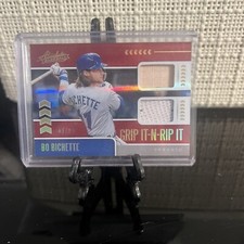 2020 Panini Absolute Bo Bichette Grip It N Rip It Bat & Jersey Dual Relic /99
