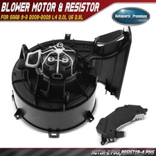 HVAC Heater Blower Motor & Resistor Kit for Saab 9-3 2008-2009 L4 2.0L V6 2.8L
