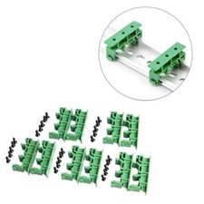 Set Of 5 Pcb Din C45 Rail Adapter Circuit Board Mounting Bracket Holder Carrier
