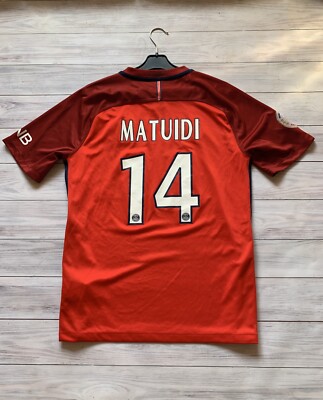 PSG アウェイ サッカーシャツ Nike MATUIDI 14 PSG 15-16 Blaise Matuidi #14 Away Nike Replica Jersey Size