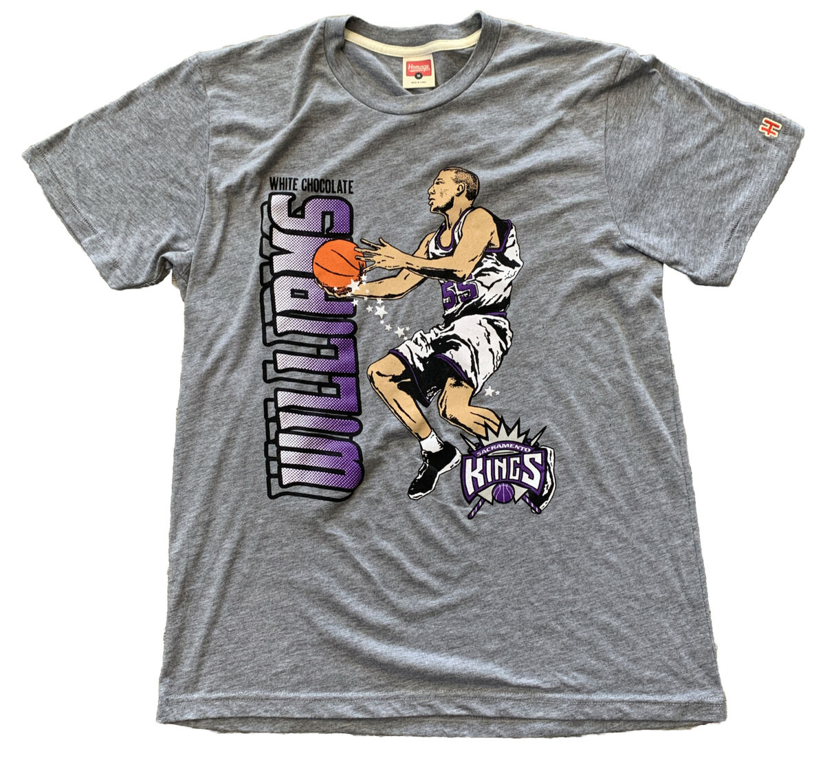 VTG Homage Sacramento Kings NBA Jason Williams Single Stitch VTG Homage Sacramento Kings NBA Jason Williams Single Stitch