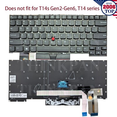 New US Keyboard for Lenovo ThinkPad P1 Gen 3 X1 Extreme 3rd Gen T14S Gen 1