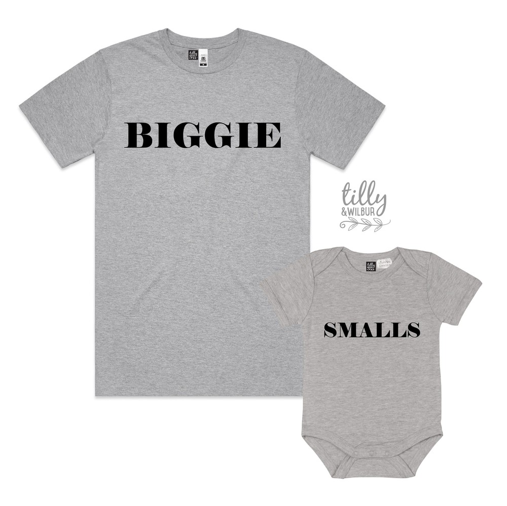 Biggie Smalls Father Son Matching Shirts, Matching Dad And Baby, Matching Dad
