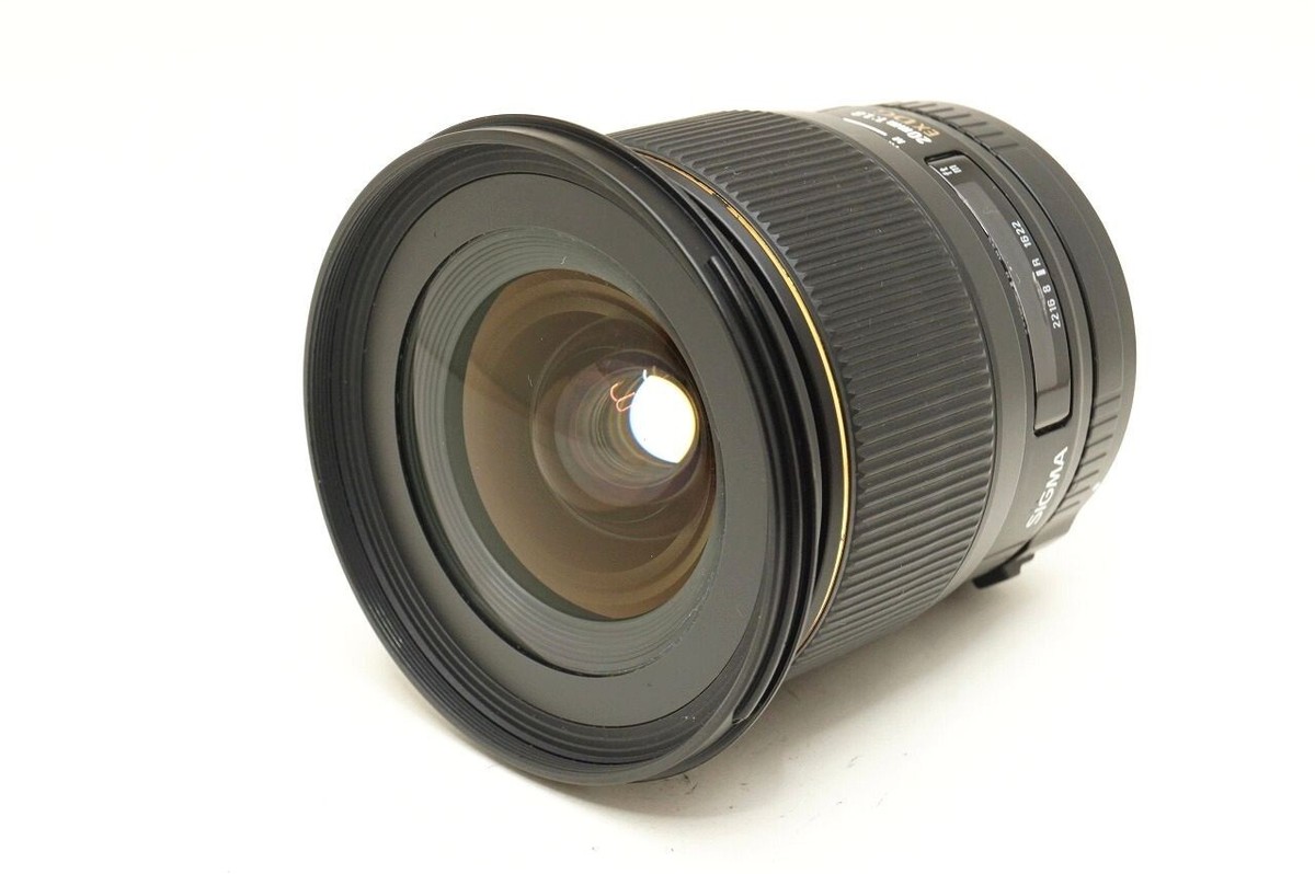 □ SIGMA 20mm f/1.8 EX DG For Canon EF Mount From Japan [Excellent
