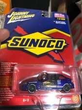 1998 HONDA CIVIC CUSTOM SUNOCO 1/64 BLUE MJ TOYS EXCLUSIVE